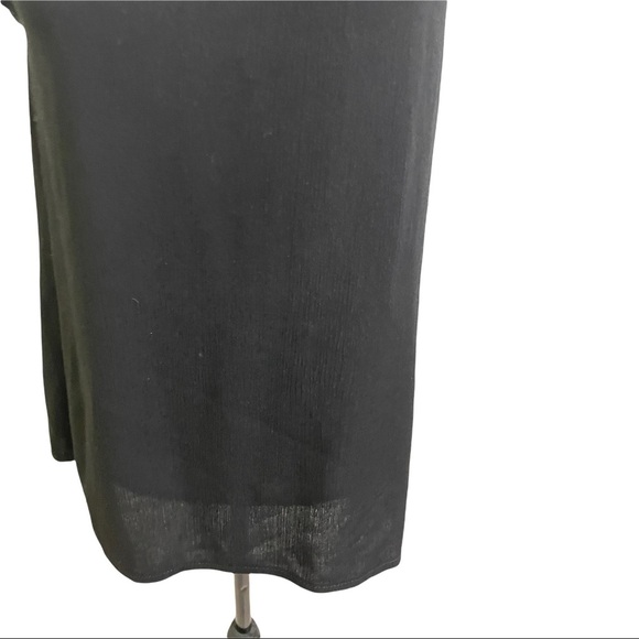 Nomadic Traders womens blouse size small Rayon semi sheer hi low style b… - Picture 3 of 11